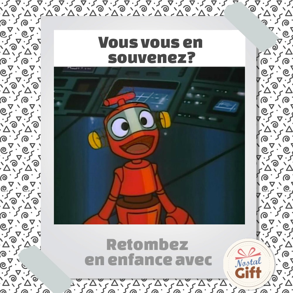 Dessin animé des années 80 Nono le petit robot Dessin