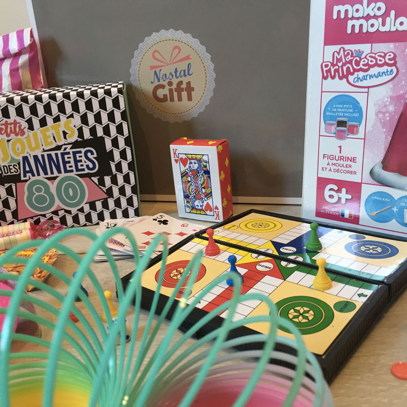 Coffret Cadeau « Jouets des années 80 » Femme NostalGift Objets
