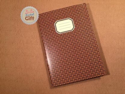 Cahier A5 – Rétro années 70 – Marron