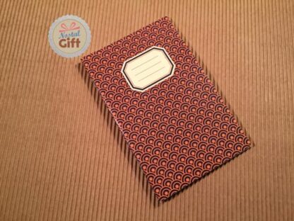 Carnet 9x14 - Rétro années 70 – Marron