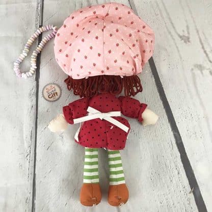 Charlotte aux Fraises - Grande Poupée Chiffon parfumée Vintage ( 33 cm) – Image 4