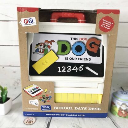 Fisher Price vintage - Pupitre à lettres (version anglaise)