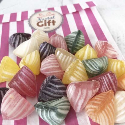 Berlingots provençaux rayés goût fruits - 100g – Image 2