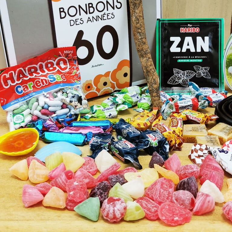 Boîte bonbons des années 60 Coffret bonbons 60