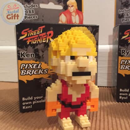 Pixel Brick Street Fighter - Ken