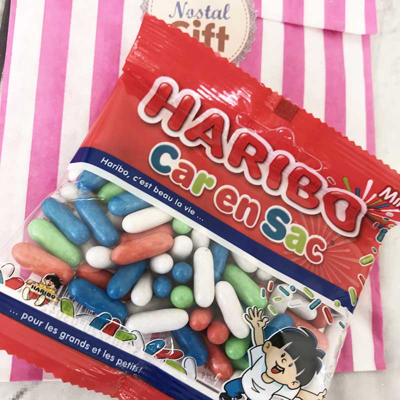 Sachet bonbon Carensac au réglisse de Haribo