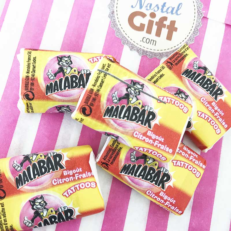 Chewing-gum Malabar (goût fraise) x5