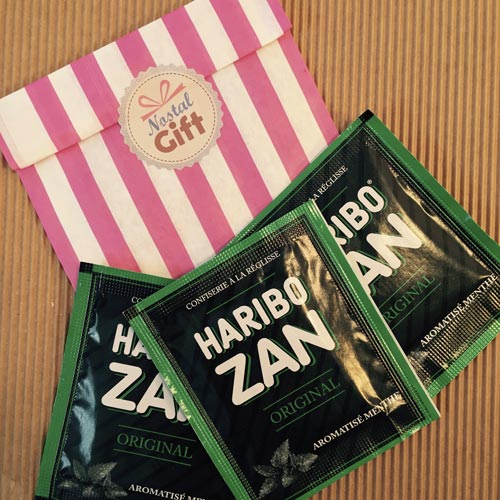 Zan - Pain à la réglisse (goût menthe) - bonbon Haribo x3