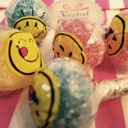 Sucettes SMILEY acides x5