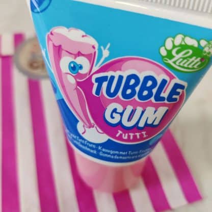 Tubble gum - Chewing gum en tube - goût tutti frutti x1 - Chewing gum Léo