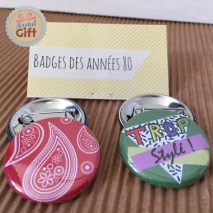 Badges des années 80