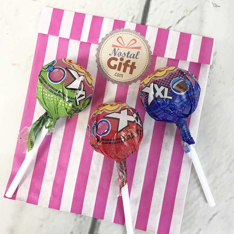 Chupa Chups XXL - Sucettes avec cheming-gum x3