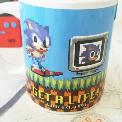Mug Sonic "Get a life" – Image 2