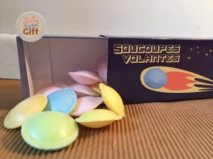 Boite de bonbons soucoupes