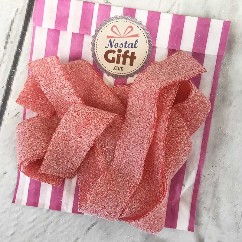 Bandes acidulées x5 - Cola, Fraise, Framboise, Pomme, 4 couleurs - Fraise