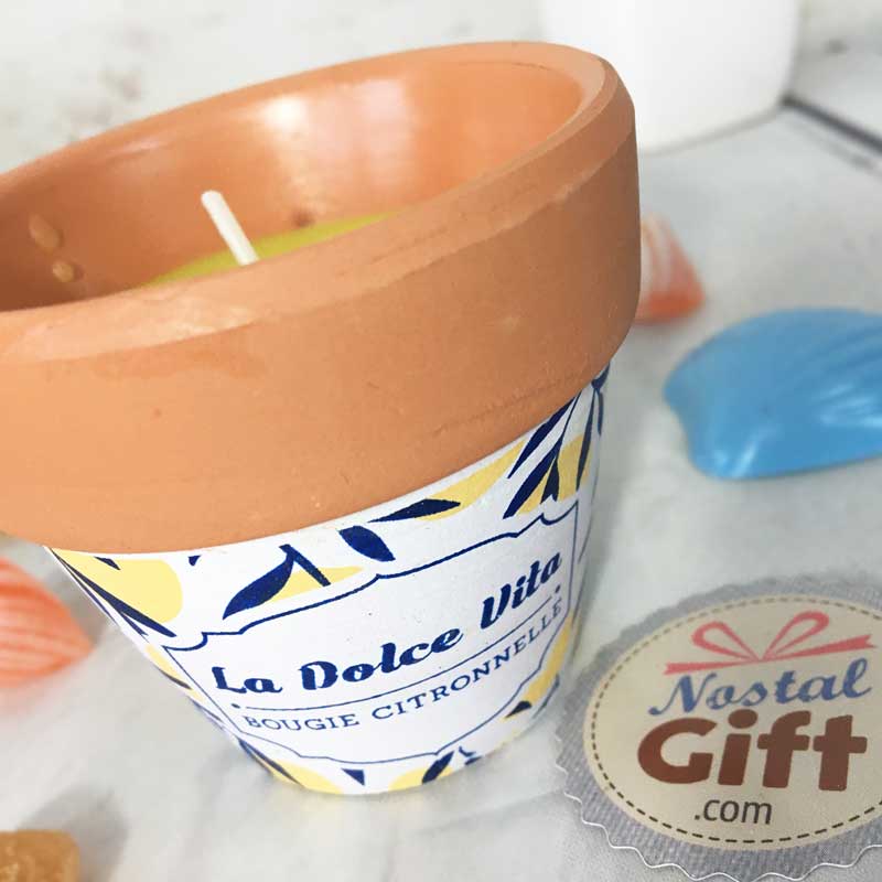 Bougie à la citronnelle Terracotta — free download