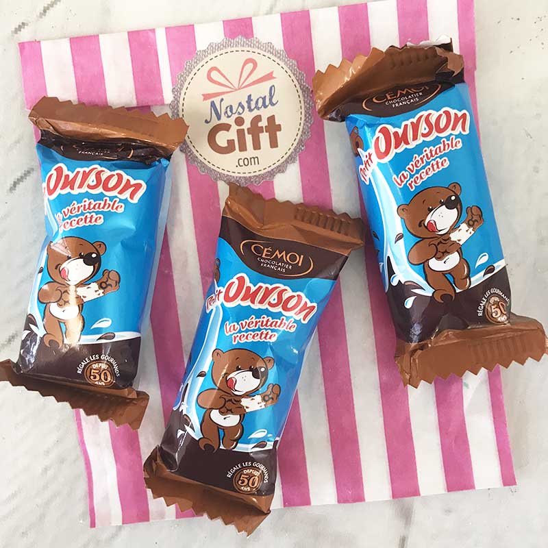 Ourson Cémoi à la guimauve et chocolat lait x3