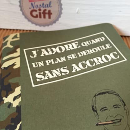 Cahier A6 - J'adore quand un plan se déroule sans accroc