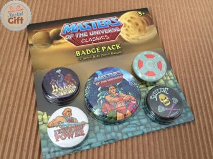 Set de 5 badges Musclor - Les maîtres de l'univers