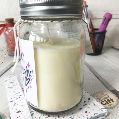 Bougie Jar "Joyeux anniversaire Maman" - cadeau anniversaire maman – Image 3