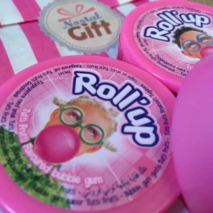 Roll-up - Chewing gum à dérouler (goût tutti Frutti) - Lutti x 3