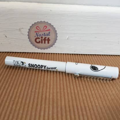 Snoopy – Stylo encre bleue Licence officielle