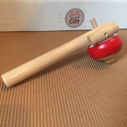 Toupie avec lanceur en bois – Image 2