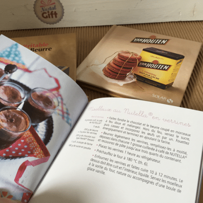 4 livres de recettes Nutella, Crème de marron, Van Houten et Petit Beurre