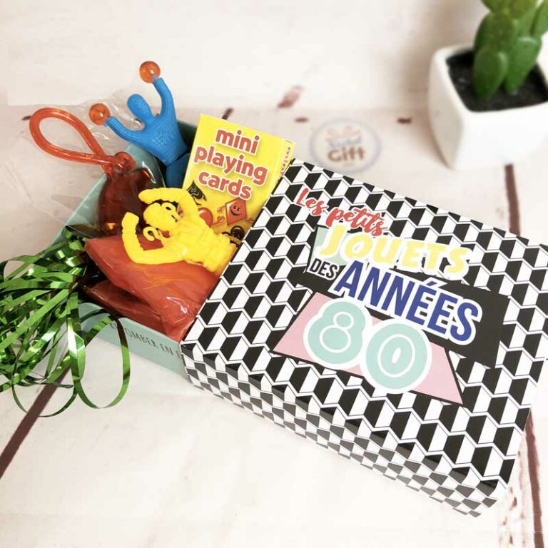Coffret cadeau "Les petits jouets des années 80"