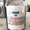 Bougie Jar "Pour un Super Papa" - cadeau papa – Image 2