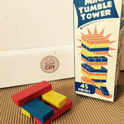 Mini tour infernale en bois colorée / Mini Jenga – Image 3