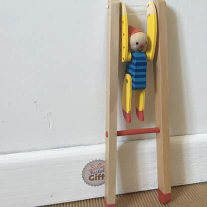 Acrobate en bois - Clown gymnaste