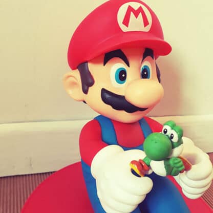 Super Mario Bros – Figurine Mario et Yoshi 25 cm Licence officielle
