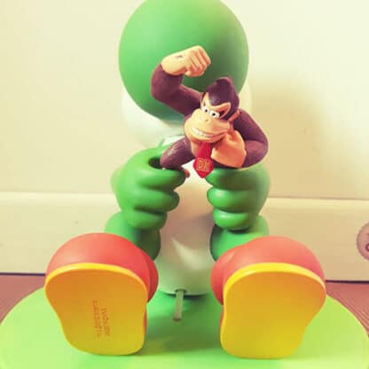 Super Mario Bros – Figurine Yoshi et Donkey Kong 25 cm Licence officielle
