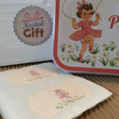 Boîte de pansements vintage "petite fille"