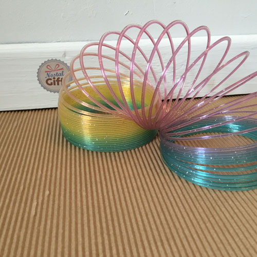 ② Ressort magique Ondamania (Slinky) Arc-en-ciel – Vintage