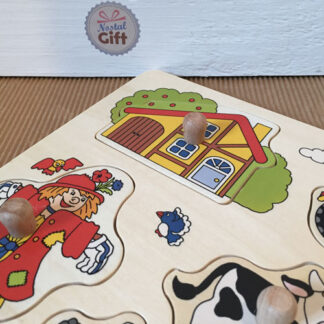 Puzzle à encastrement - La Ferme - 8 pièces