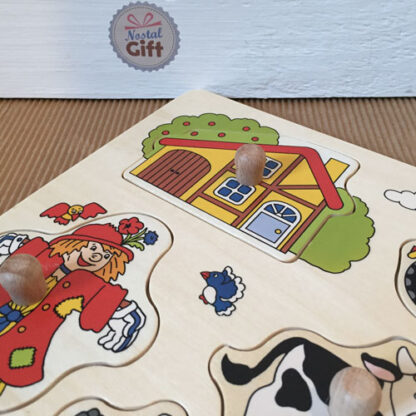 Puzzle à encastrement - La Ferme - 8 pièces