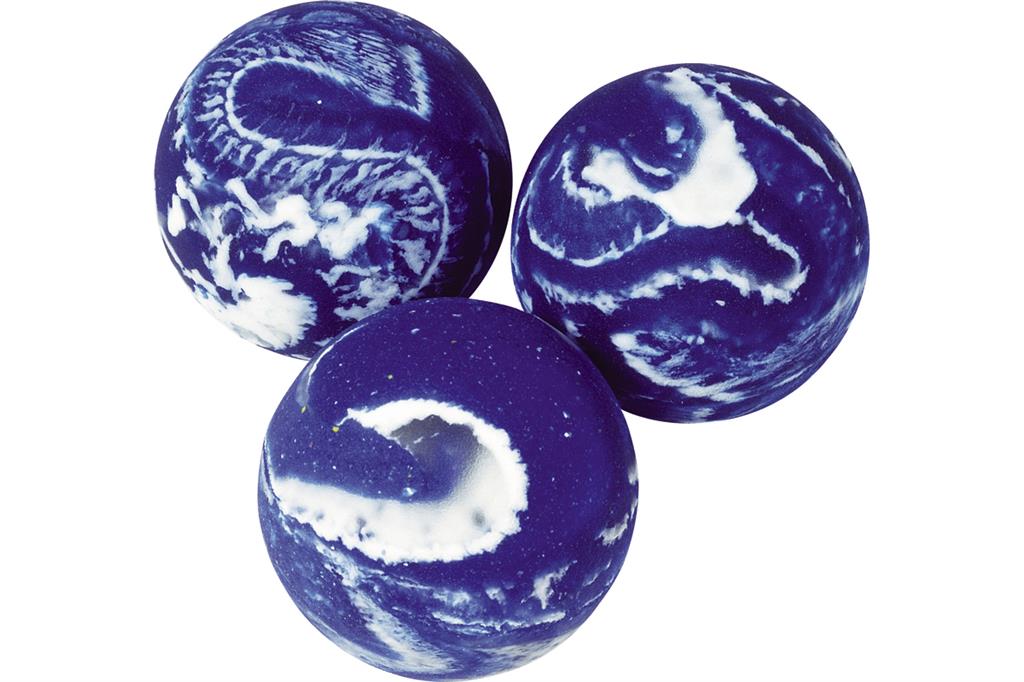 Balle rebondissante espace, brille dans le noir