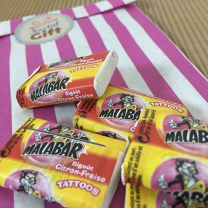 Chewing-gum Malabar (original) goût tutti-frutti x 5