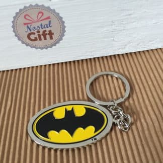 Batman - Porte clef métal logo Batman émaillé