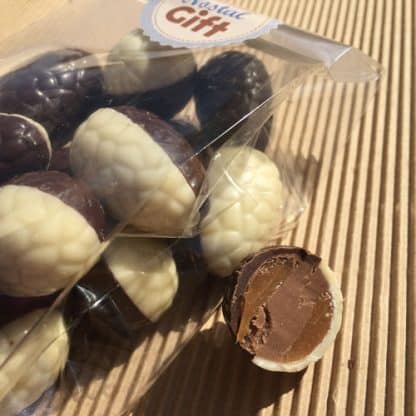 Oeufs chocolat caramel/praliné - Chocolat Belge - Sachet de 15 oeufs – Image 2