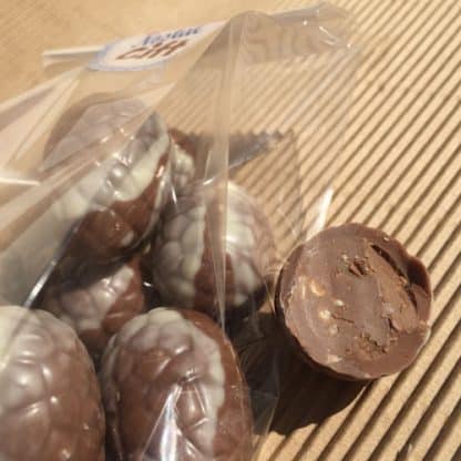 Oeufs chocolat praliné/noisette - Chocolat Belge - Sachet de 15 oeufs – Image 2