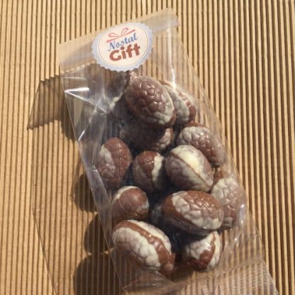 Oeufs chocolat praliné/noisette - Chocolat Belge - Sachet de 15 oeufs