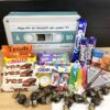 Coffret cadeau - Boîte en métal cassette - Chocolats des années 80