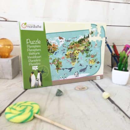 Puzzle - Planisphère 76 pièces – Image 2