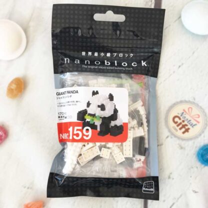 Nanoblock - Giant Panda - Figurine mini à monter