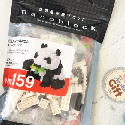 Nanoblock - Giant Panda - Figurine mini à monter – Image 2