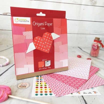 Papier origami - Love