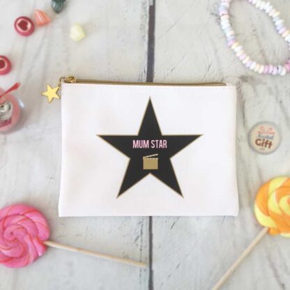 Trousse blanche "Mum Star"